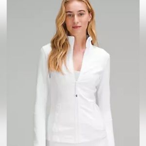 Lululemon White Define Full Zip Jacket Sz 10